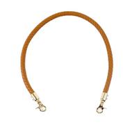 Correa de hombro de la bolsa 30/40/40/60 cm Manija de bolsas de color reemplazar la correa de la hombro de cuero tejido de mano de la cadena de la cadena PU Manijas de hebilla de metal accesorios de