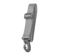 Correa de hombro de nailon amigable para bolsos, longitud ajustable, multifuncional, para mayor comodidad y estilos, hombro de nailon plegable, gris