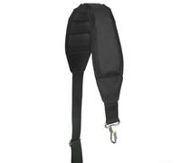 Correa de hombro de poliéster transpirable para bolsas de golf con función antideslizante y control de longitud ajustable (negro)