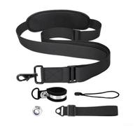 Correa de hombro ergonómica con longitud ajustable y hebilla resistente diseñada para cortacésped, soplador de hojas y estabilidad de cortasetos para mejorar el control del equipo al aire libre