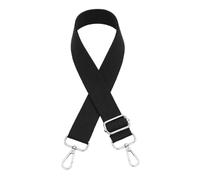 Correa de hombro negra, reemplazo de correa de hombro larga, cinturón de bolso, cinturón universal, adecuado para bolso de hombro, bandolera