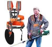 Correa de Hombro para Cortacesped, Ajustable Arnés Desbrozadora Doble | Universal Trimmer Correa Chaleco Con Acolchado Grueso Nylon Resistente, Para Cortacéspedes,Desbrozadoras y Cortadoras Césped