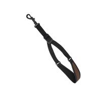 Correa de Hombro para Saxofón de Algodón Elástico Ajustable | Color Café, Estructura Ergonómica Almohadilla Cervical Arqueada, Bloque Regulador Forma de Ganso Color Aleatorio