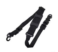 Correa de hombro para scooter eléctrico M365 ES2 ES4 de 5 pulgadas de nailon con hebilla de plástico soporta 40 kg y se extiende hasta 150 cm (correa negra)
