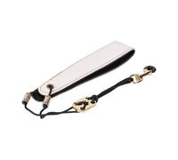 Correa de hombro profesional de cuero para clarinete, diseño acolchado ajustable para saxofón e instrumentos de viento eléctricos, correa de viento de madera