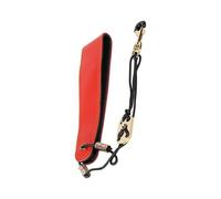 Correa de hombro profesional de cuero para clarinete, diseño acolchado ajustable para saxofón e instrumentos de viento eléctricos, correa ergonómica para saxofón