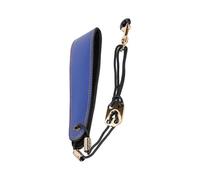 Correa de hombro profesional de cuero para clarinete, diseño acolchado ajustable para saxofón e instrumentos de viento eléctrico, cómoda correa para saxofón