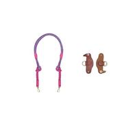 Correa de Hombro reconstruida de Nailon, Accesorio Mejorado for Bolso pequeño Longchamp(Dark Pink)