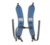 Correa de hombro universal reemplazable cojín extraíble, Mochila Correa, Correa ajustable Correa de hombro Almohadillas acolchadas Correas de bolsillo acolchadas Piezas de repuesto Accesorios(Azul)