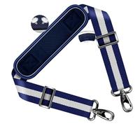 Correa de Hombro Universal ZINZ 58", para Cámara, Equipaje, Bolsa Deportiva y Duffel, Ajustable con Gancho Giratorio，Rayas-BuWBu