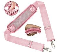 Correa de Hombro Universal ZINZ 58", para Cámara, Equipaje, Bolsa Deportiva y Duffel, Ajustable con Gancho Giratorio，Rosa