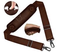 Correa de Hombro Universal ZINZ 58", para Cámara, Equipaje, Bolsa Deportiva y Duffel, Ajustable con Gancho Giratorio,Marrón