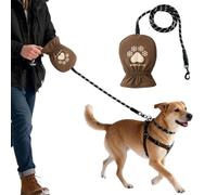 Correa de invierno para perro con guante térmico integrado, impermeable y forro polar para caminar en clima frío, guantes calentadores de manos para pasear al perro, no más perros congelados en