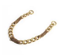 Correa de la Bolsa Cadenas for Bolsos de Metal Pesado, Oro Satinado, 24MM Ancho, 52CM Largo, con Anillo Redondo for axila, Bolso, Correa for Hombro, Accesorios for cinturón(4 Pieces)