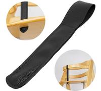 Correa de la entrepierna de la trona, 1 pieza, negra, cuero PU, arnés de seguridad compatible con, entre otros, Stokke Tripp Trapp, roba Sit Up, Safety 1st, Kinderkaft, correa del arnés de la trona