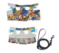 Correa de lagarto para gatear con correa para el pecho, falda, camaleón, ropa