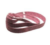 Correa de lijado abrasiva nailon no tejido | Correa de lijado de nailon no tejido multicolor de varios tamaños for esmerilar y pulir(Red P240,762 x 25 mm)