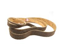 Correa de lijado abrasiva nailon no tejido | Correa de lijado de nailon no tejido multicolor de varios tamaños for esmerilar y pulir(Brown P150,915 x 100 mm)
