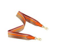 Correa de Lona for Bolso Cruzado Lujo for Mujer, Correas Anchas for Hombro, Repuesto, Accesorios Correa for para Bolso Cruzado(Orange Gold Hook,Length 70cm Width3.8)