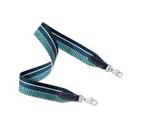 Correa de Lona for Bolso Cruzado Lujo for Mujer, Correas Anchas for Hombro, Repuesto, Accesorios Correa for para Bolso Cruzado(Blue Silver Hook,Length100cm Width3.8)