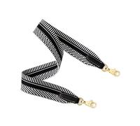 Correa de Lona for Bolso Cruzado Lujo for Mujer, Correas Anchas for Hombro, Repuesto, Accesorios Correa for para Bolso Cruzado(Black Gold Hook,Length 80cm Width3.8)