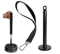 Correa De Lucha - Nylon 22 Cm | Correa Carga Entrenamiento Fuerza Cinturón Resistencia Ejercicio para Práctica Lucha Brazos Deporte Combate Accesorio Fitness Gimnasio Agarre Soporte