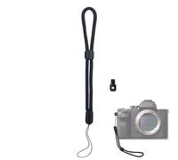 Correa de mano para cámara - Correa de seguridad de 15 cm de largo, conector de aleación de aluminio resistente, agarre | Banda protectora inoxidable, piezas de montaje universales para DSLR