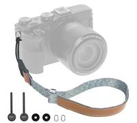 Correa de mano para cámara Wiseten, ajustable con cierre rápido, para diferentes muñecas, compatible con cámaras DSLR Sony, Nikon, Canon, Fujifilm x100vi, gris, nylon