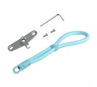 Correa de mano para controlador DJI RC2, cordón de muñeca de silicona con cubo de metal, soporte de liberación rápida para Mini 3 Pro para Mavic Air 3, equipo de seguridad, negro (azul)