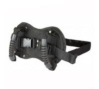 Correa de mano trasera para motocicleta con remaches de metal y cinturón ajustable para mejorar la estabilidad y un agarre cómodo