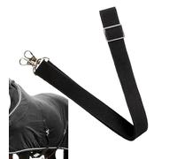 Correa de manta de caballo: banda elástica resistente, conector de seguridad de hebilla de metal duradero, pieza de fijación de repuesto resistente a la intemperie | Para Equitación Ecuestre Ejercicio