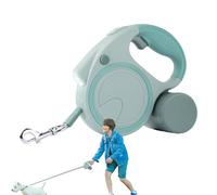 Correa de Mascota retráctil - línea de tracción Flexible con Bloqueo con un botón, Mango cómodo para Salidas seguras | Cuerda Resistente Resistente a Las Aventuras para Perros cucc