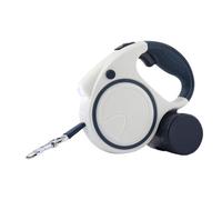 Correa de mascotas retráctil: correa automática con luz LED, diseño sin enredos para un fácil manejo | Fuerte cuerda para caminar para el control de cachorros para gatos para perros durante los paseos