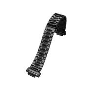 Correa de metal compatible con for Casio DW-5600/5610/6900 GW-M5610 GW-M5610 GA2100 GA-110/100/120(A-black)