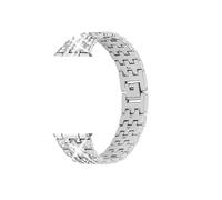 Correa de metal con diamantes Fit for Huawei Watch GT 4 de 41 mm, pulseras Fit for Garmin Venu 3S/Venu 2S for pulsera Mibro T1/GS Band de 18 mm (Color : Silver, Size : For Huawei GT 4 41mm)