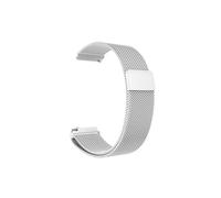 Correa de Metal de 18mm, 20mm y 22mm for reloj Garmin Vivoactive 3, 4, 4s, compatible con Venu 2, 2s, 3s SQ Forerunner 645, pulsera Milanese Loop (Color : Silver, Size : 18mm)