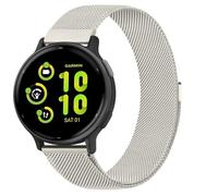Correa de metal de acero inoxidable para Garmin Venu 2 Plus Strap/Vivoactive 5, correas de repuesto de malla milanesa magnética de 20 mm para mujeres y hombres para Garmin Forerunner 245/55/Venu 2