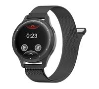 Correa de metal de acero inoxidable para Garmin Venu 3S/Forerunner 265S, correa para mujeres y hombres, 18 mm, ajustable, cómoda, magnética, malla milanesa, para Garmin Venu 3S/2S/Vivoactive 4s