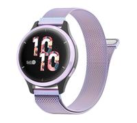 Correa de metal de acero inoxidable para Garmin Venu 3S/Forerunner 265S, correa para mujeres y hombres, 18 mm, ajustable, cómoda, magnética, malla milanesa, para Garmin Venu 3S/2S/Vivoactive 4s