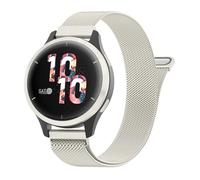 Correa de metal de acero inoxidable para Garmin Venu 3S/Forerunner 265S, correa para mujeres y hombres, 18 mm, ajustable, cómoda, magnética, malla milanesa, para Garmin Venu 3S/2S/Vivoactive 4s