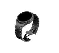 Correa de metal de acero inoxidable para Samsung Galaxy Watch 4 5 6 7 44 mm 40 mm / Watch 5 Pro 45 mm/Watch 6 Classic 47 mm 43 mm (negro 2, para Galaxy 5-5 Pro)