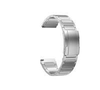 Correa de metal de lujo de titanio de 22 mm for Xiaomi Watch S2 S1 Pro Fit for Xiaomi Mi Color2 Band Fit for Huawei WATCH4 Pulsera Accesorios for cinturón de hombre ( Color : Silver 1 , Size : For Ama