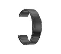 Correa de metal de lujo de titanio de 22 mm for Xiaomi Watch S2 S1 Pro Fit for Xiaomi Mi Color2 Band Fit for Huawei WATCH4 Pulsera Accesorios for cinturón de hombre ( Color : Black 1 , Size : For Xiao