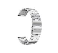 Correa de metal de titanio de 18 mm, 22 mm y 20 mm compatible con for Huawei Watch 3 GT2 Pro GT3, correa de reloj compatible con for Samsung Galaxy Watch 3 de 45 mm(Silver,For GalaxyWatch 46mm)