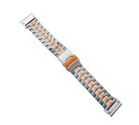 Correa de metal de titanio de 26 mm compatible con relojes for Garmin Fenix 5X/5XPlus/6X/6XPro/7x Pulsera de metal QuickFit Watch 3 3HR compatible con bandas for Tactix/Epix/Gen2(Titanium orange S)