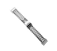 Correa de Metal de titanio de 26mm for Garmin Fenix 8/5X/5XPlus/6X/6XPro/7x/7XPro Quick Fit, reloj de pulsera de Metal 3HR Tactix Epix Gen2(Silver,For Fenix8 51mm)