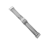 Correa de metal de titanio QuickFit de 26 mm compatible con relojes for Garmin compatibles con for Fenix 5X/5XPlus/6X/6XPro/7x Pulsera de metal compatible con correa for Tactix Epix Gen2(Silver)