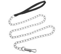 Correa de metal resistente para perro de 4 pies a prueba de masticación con mango acolchado suave, correas básicas perfectas, correas duraderas para perros medianos y grandes, para caminar