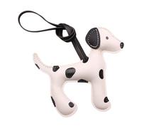 Correa de moda con estampado de animales moteados cuero PU construcción cremallera artículo personal organizador multiuso llavero uso diario