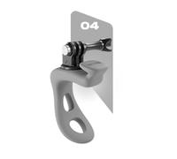 Correa de montaje elástica de silicona compatible con cámara deportiva TELESIN, rotación de 360° y paso de 180° soporte ajustable para fijación tubular o de malla, tamaño de bolsillo con aleación de